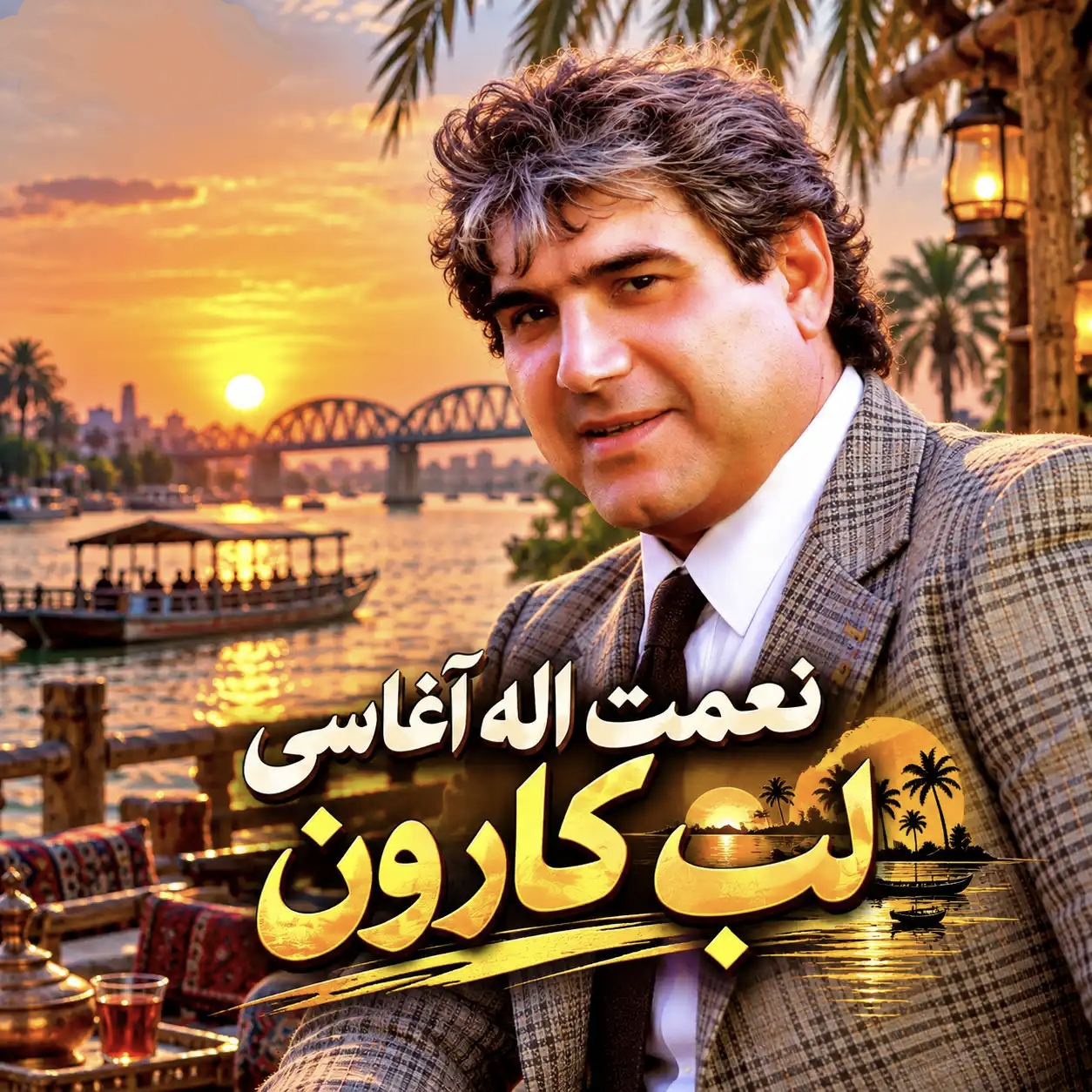 لب کارون چه گل بارون