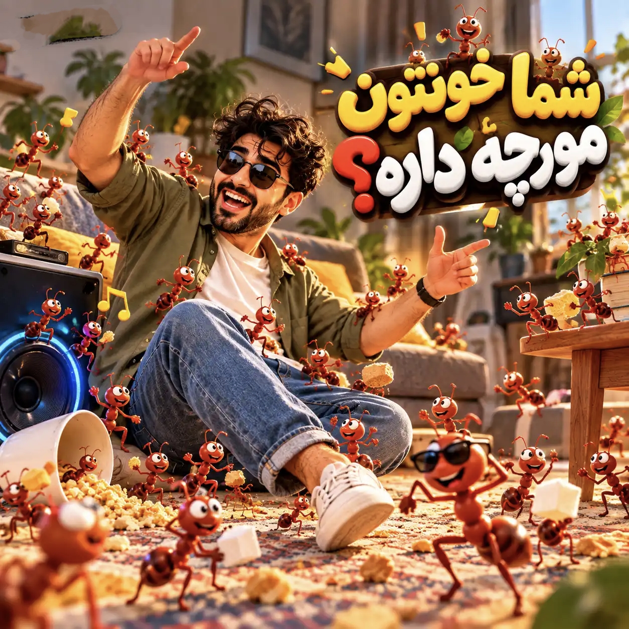 شما خونتون مورچه داره